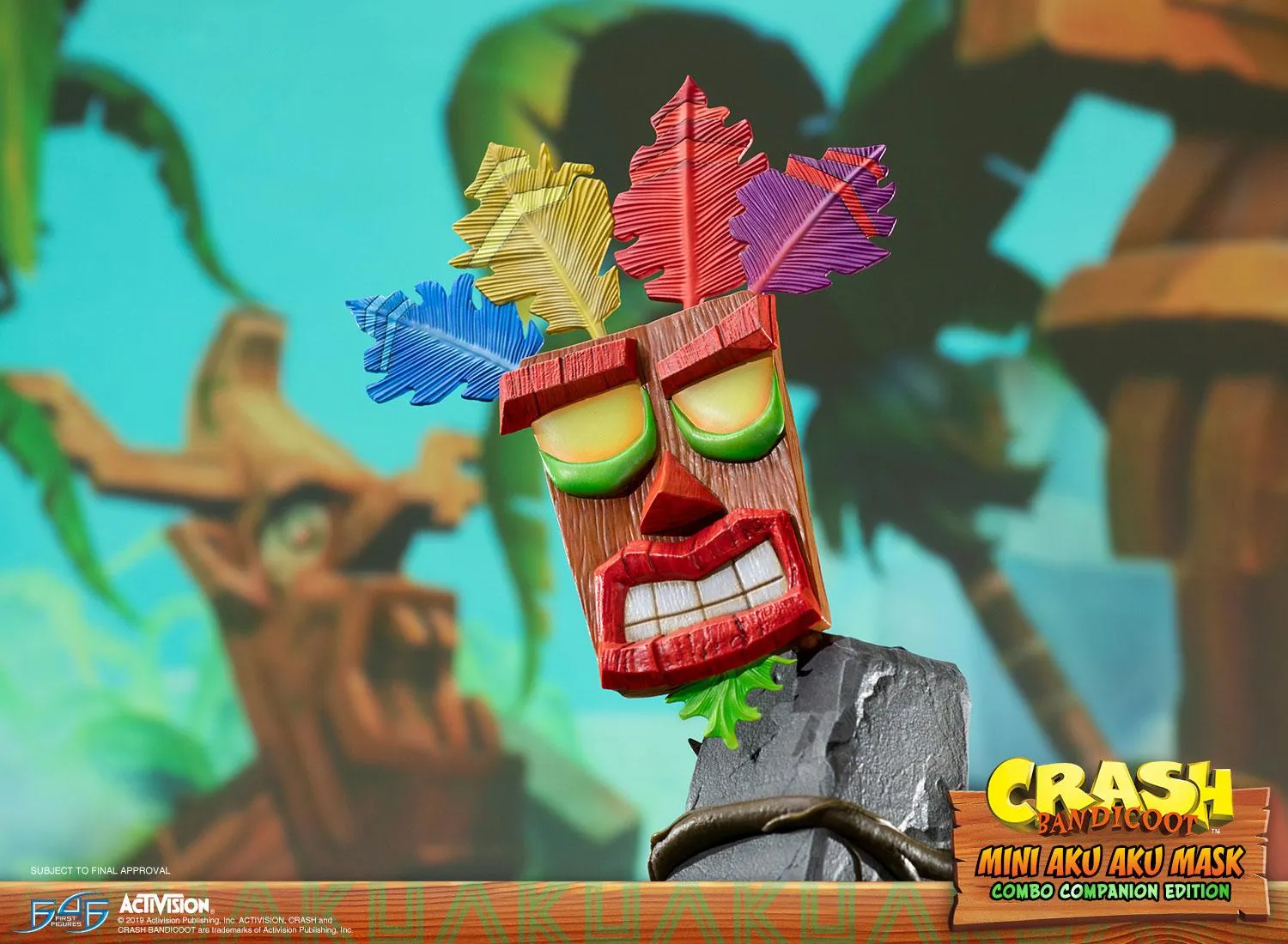 First 4 Figures Crash Mini Aku Aku masca Combo