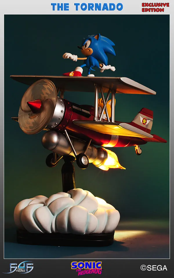 First 4 Figures Sonic Tornado dioramă avion Exclusive cu LED