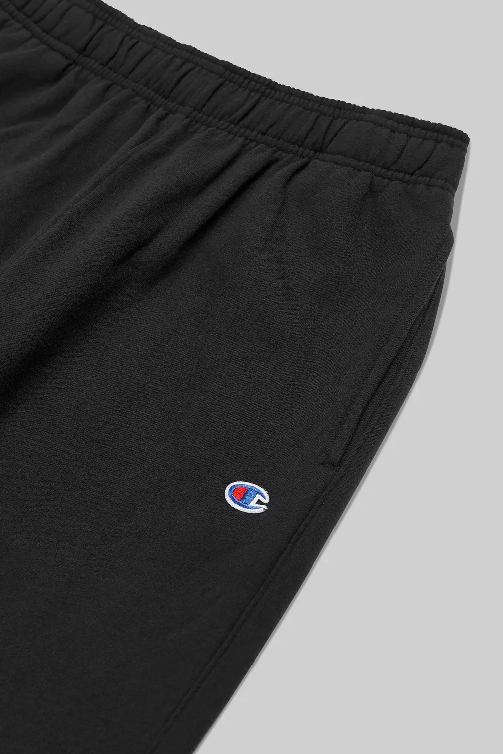ESL x Champion Patch pantaloni sport negri bumbac