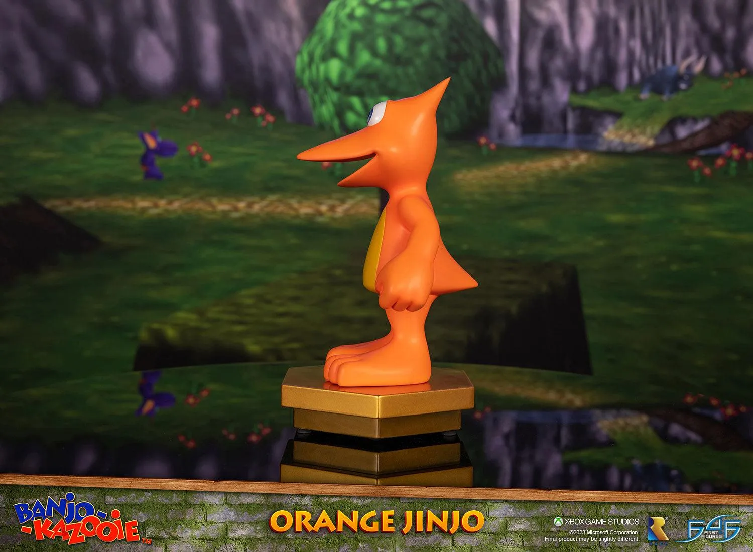 First 4 Figures Banjo-Kazooie Orange Jinjo statuetă rășină 23 cm