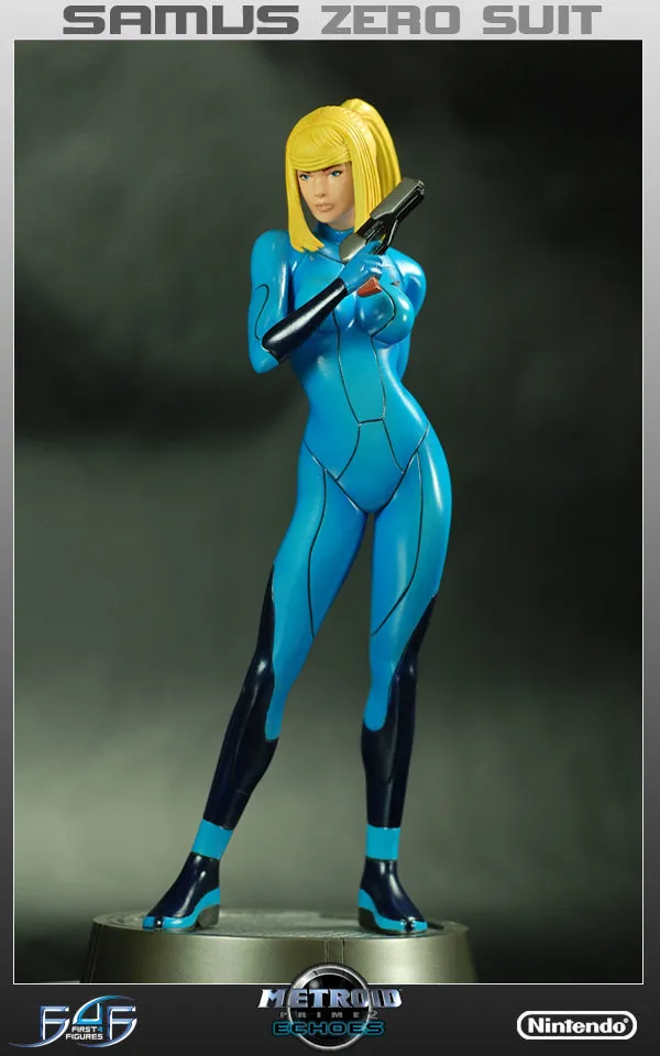 First 4 Figures Metroid Zero Suit Samus statueta Exclusive