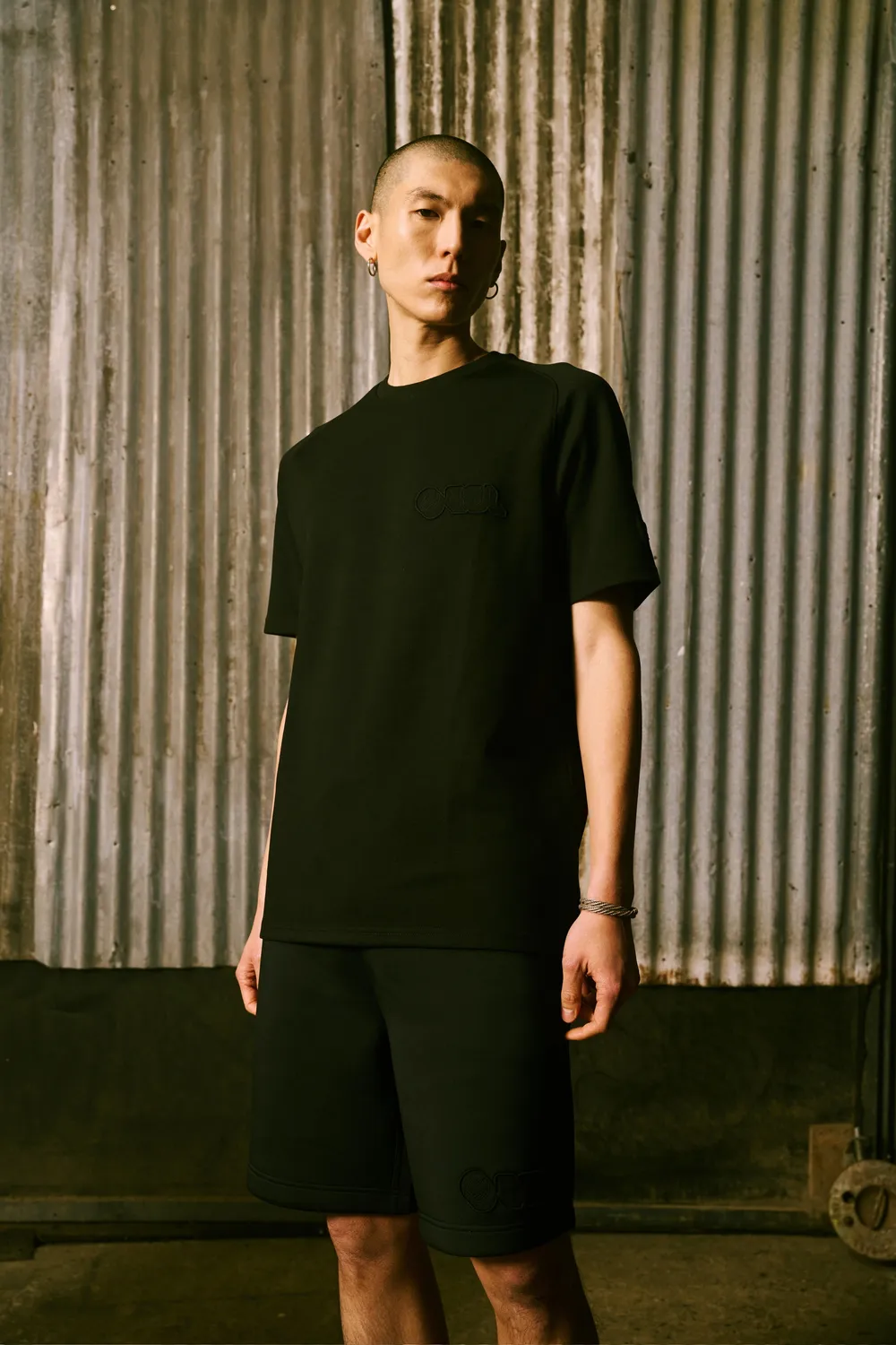 ESL Crosshairs tricou negru tehnic 400 GSM broderie