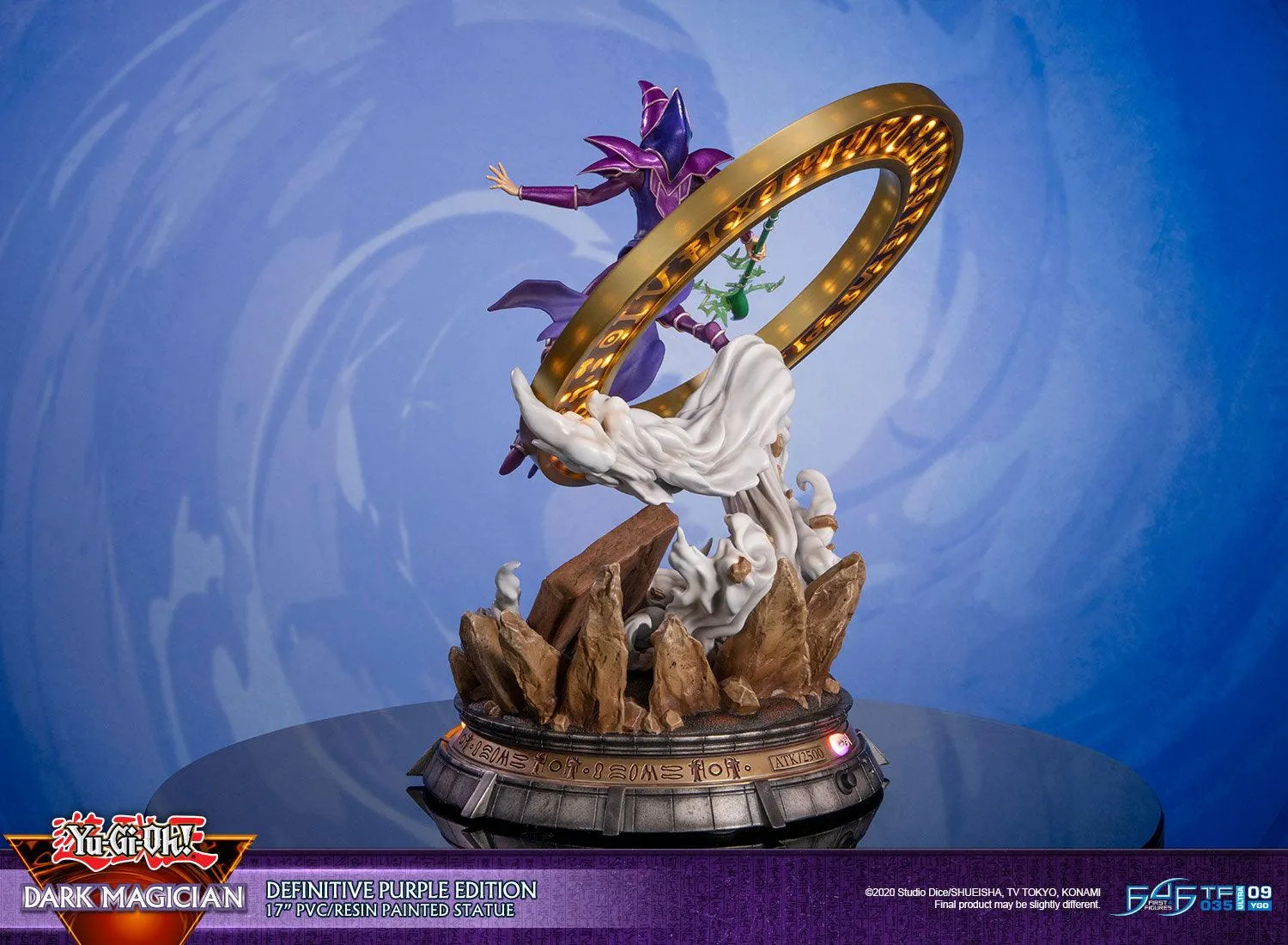 First 4 Figures Yu-Gi-Oh Dark Magician statueta Definitive Purple