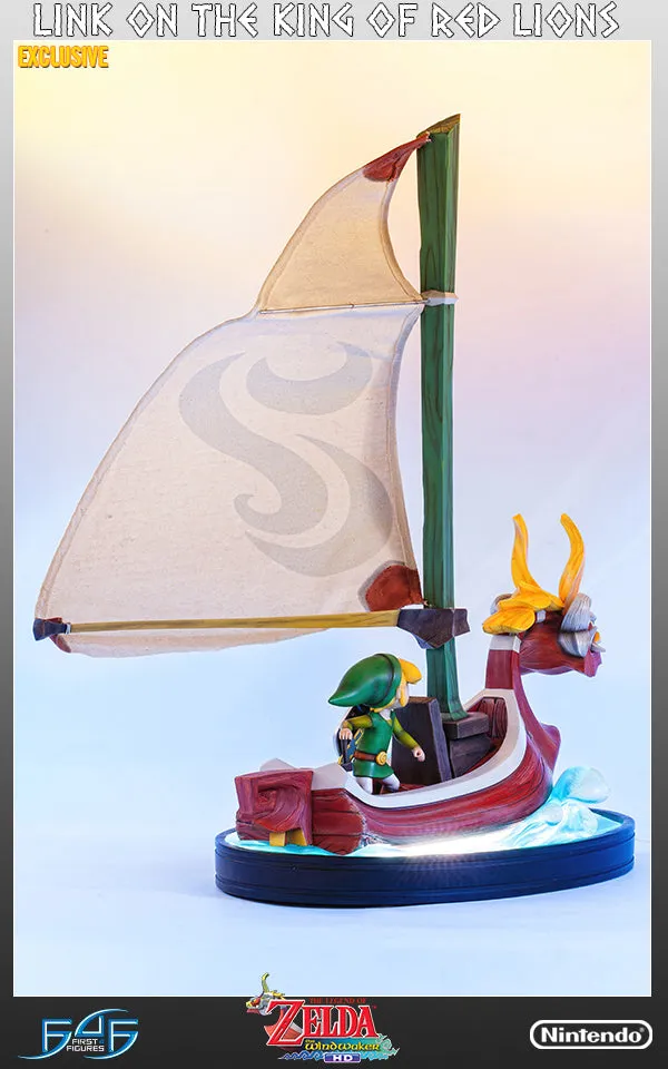 First 4 Figures Wind Waker Link on King of Red Lions statuetă rășină Exclusive