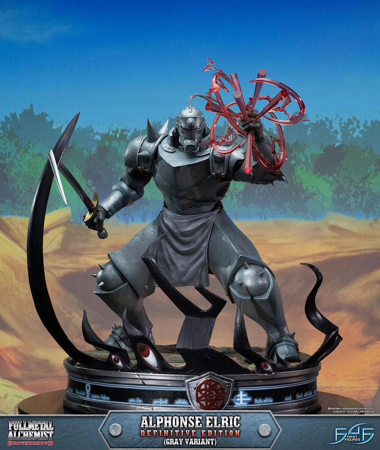 First 4 Figures Fullmetal Alchemist Alphonse Elric statuetă Gray