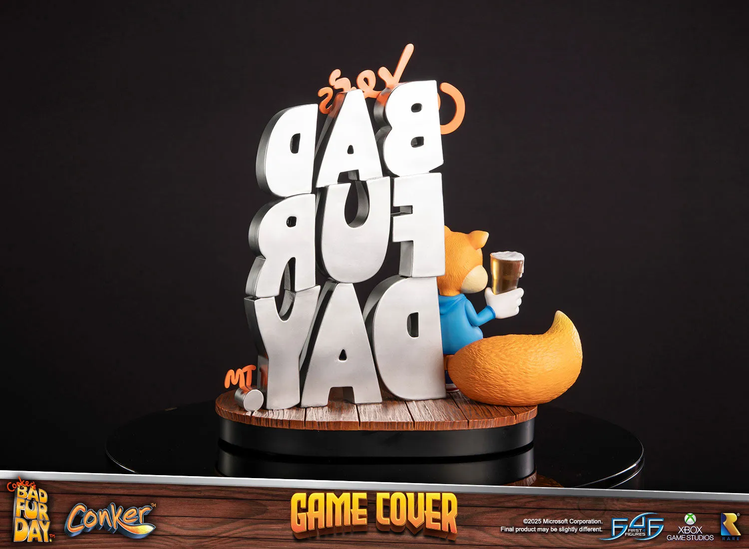 First 4 Figures Conker Game Cover statuetă rășină 44,5 cm