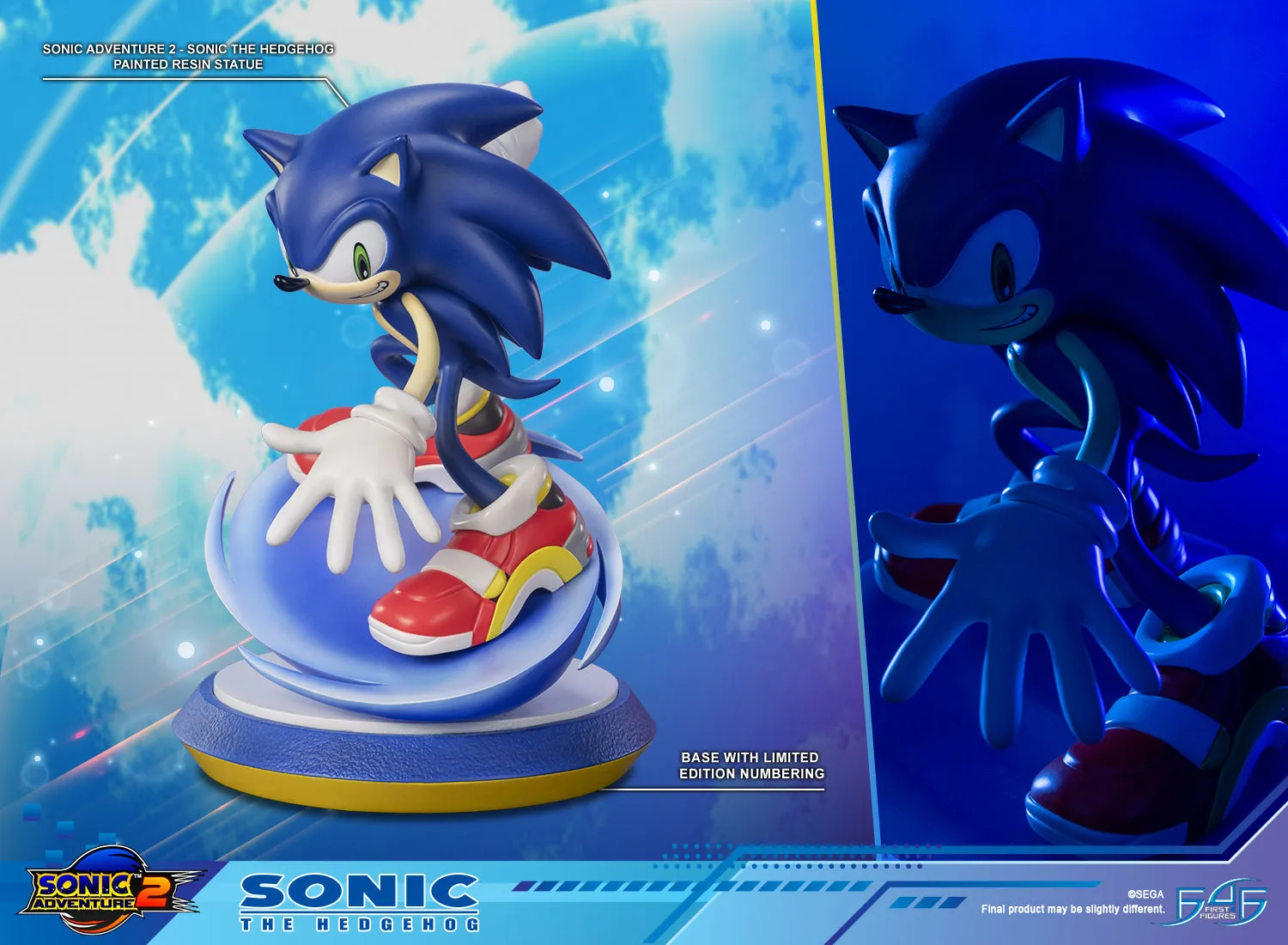 First 4 Figures Sonic Adventure 2 Sonic statuetă rășină Standard