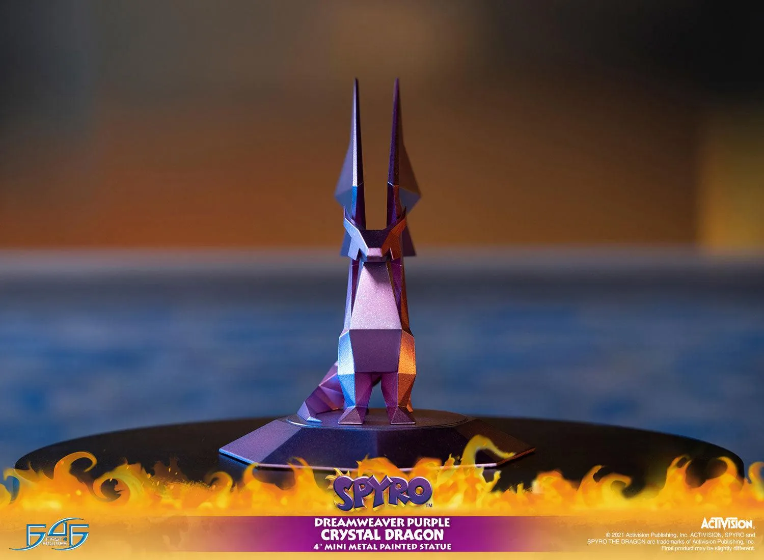 First 4 Figures Spyro Dreamweaver Purple statueta metal cristal mov