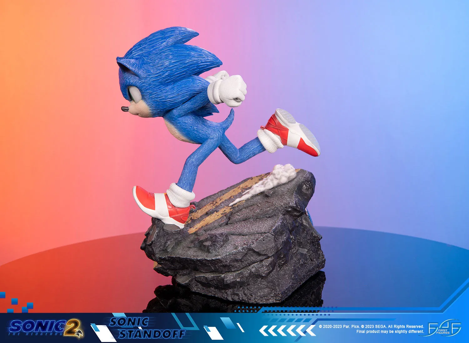First 4 Figures Sonic 2 Sonic Standoff statuetă dioramă rășină