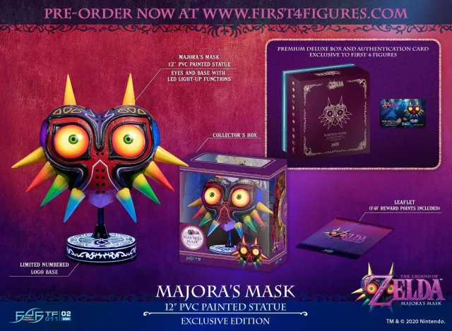 First 4 Figures Zelda Majora's Mask statueta PVC LED