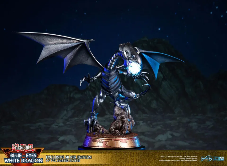 First 4 Figures Yu-Gi-Oh Blue-Eyes statuetă PVC Silver