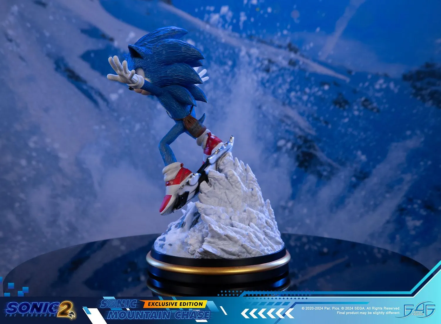 First 4 Figures Sonic 2 Mountain Chase statuetă LED 34 cm