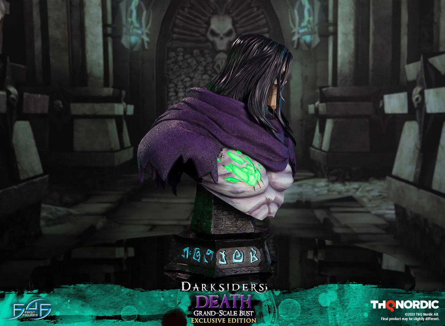 First 4 Figures Darksiders Death bust Grand Scale Exclusive LED