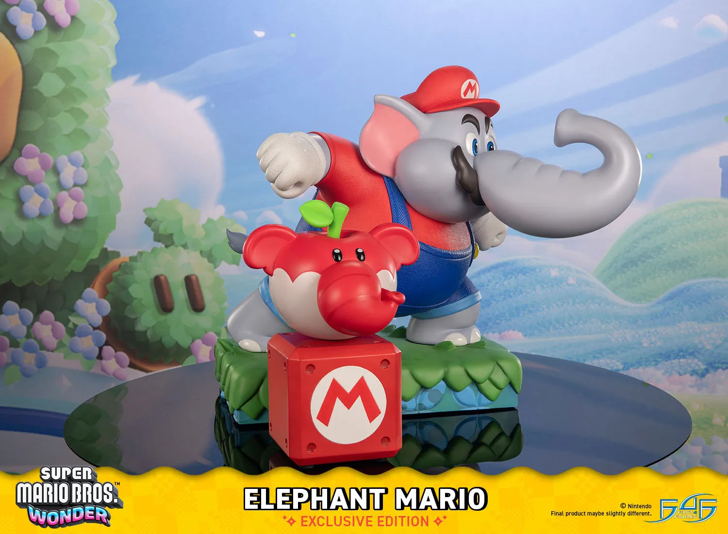First 4 Figures Super Mario Wonder Elephant Mario statueta