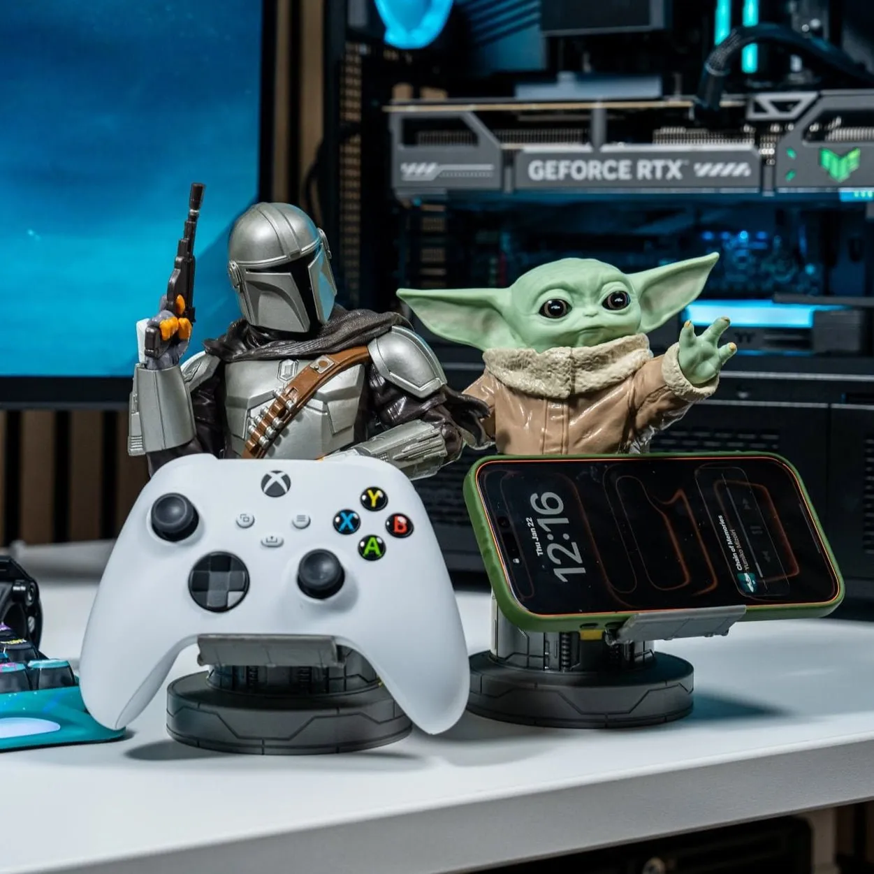 Exquisite Gaming Cable Guys suport Grogu Mandalorian Star Wars