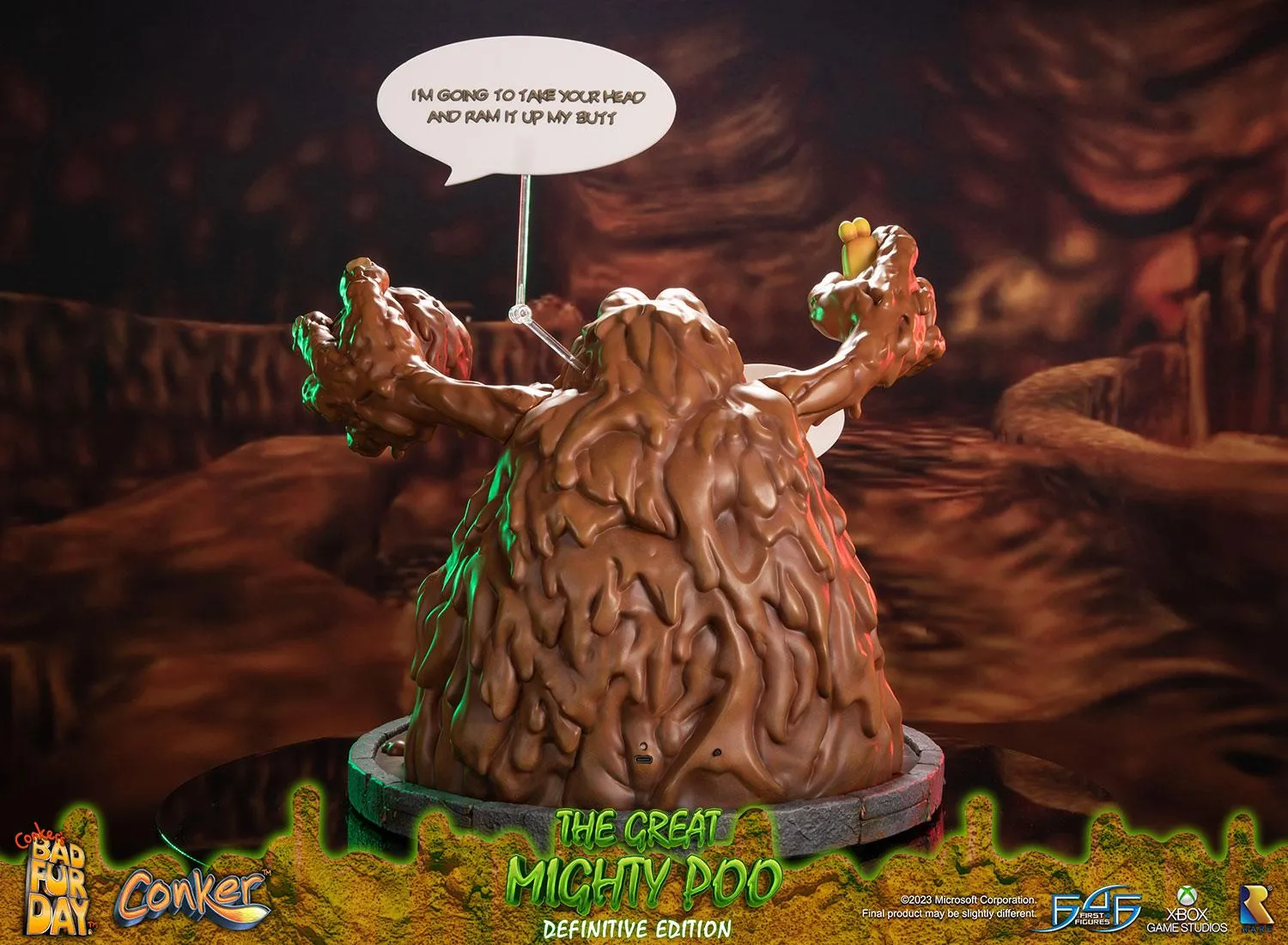 First 4 Figures Conker's Bad Fur Day The Great Mighty Poo statuetă Definitive