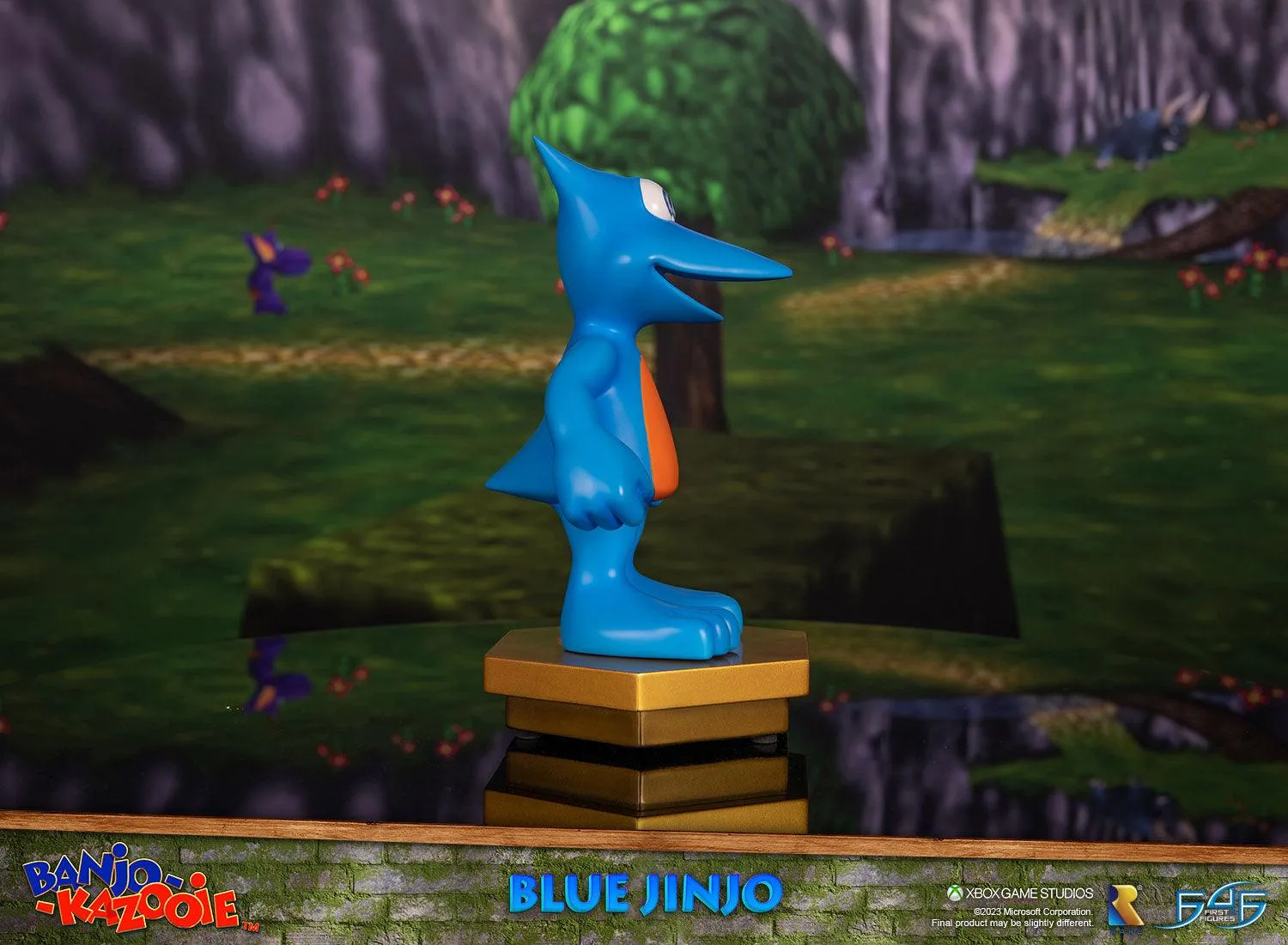 First 4 Figures Banjo-Kazooie Blue Jinjo statuetă 23 cm rășină