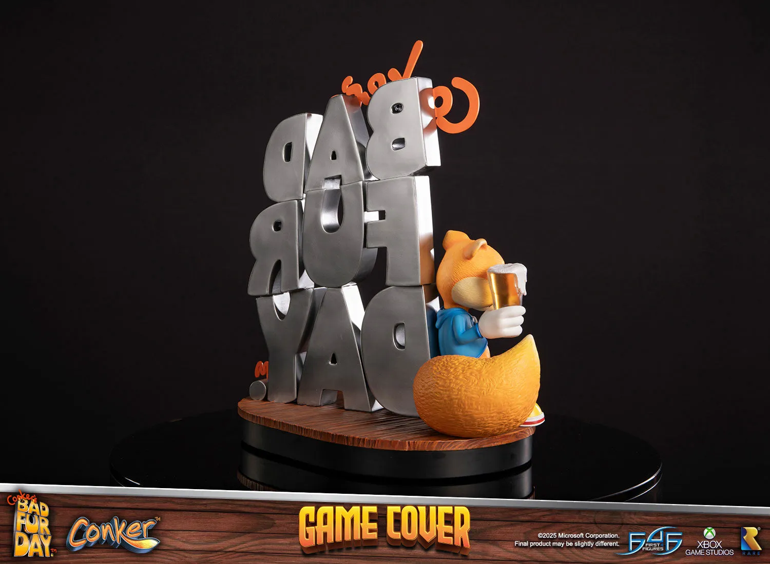 First 4 Figures Conker Game Cover statuetă rășină 44,5 cm