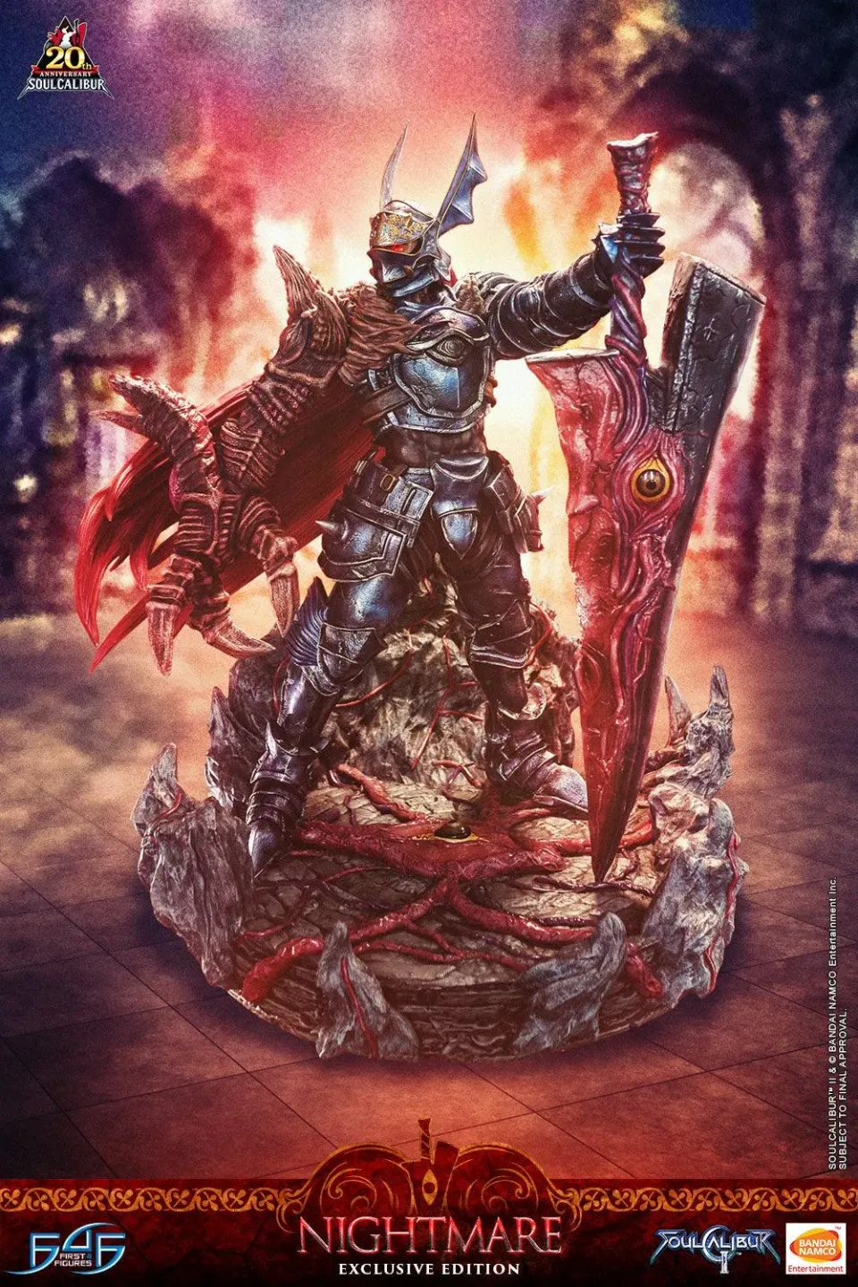 First 4 Figures Soulcalibur II Nightmare Exclusive statuetă LED