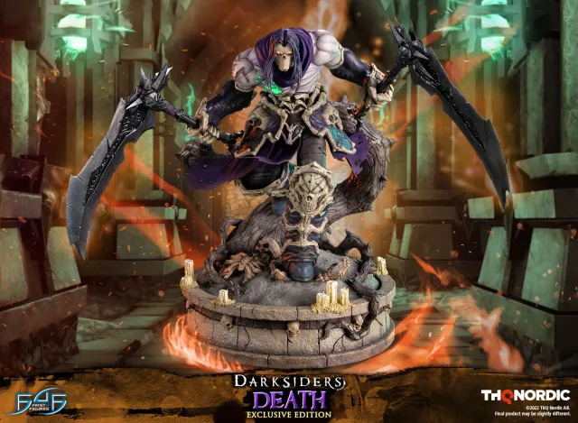 First 4 Figures Darksiders Death statueta Exclusive Edition LED