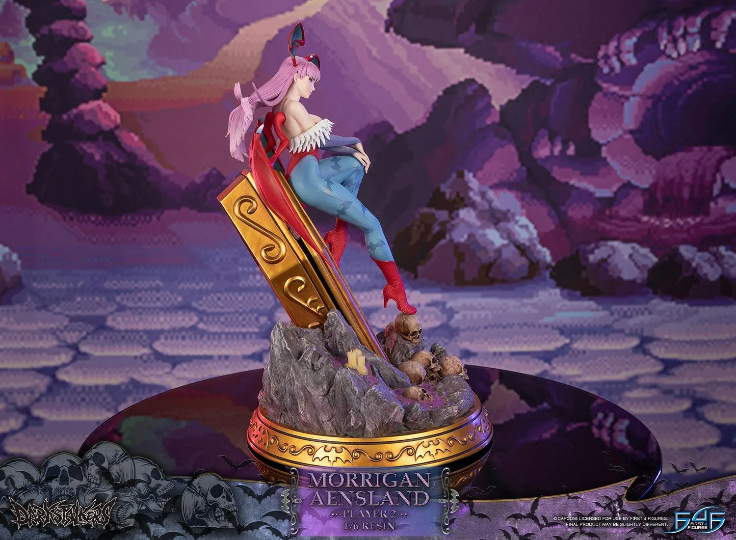 First 4 Figures Darkstalkers Morrigan statueta Player 2