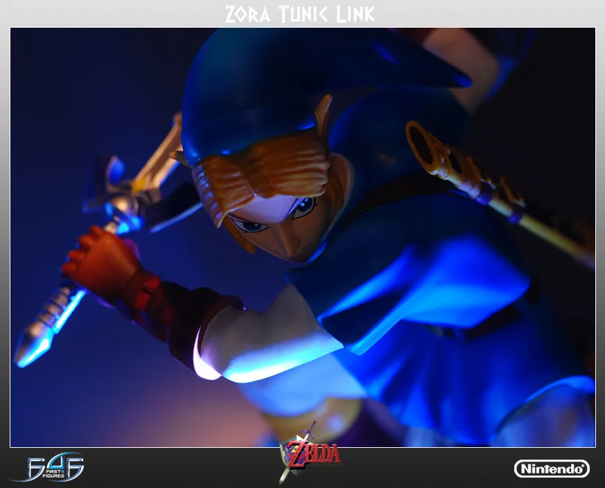 First 4 Figures Zelda Zora Tunic Link statuetă 17,8 cm