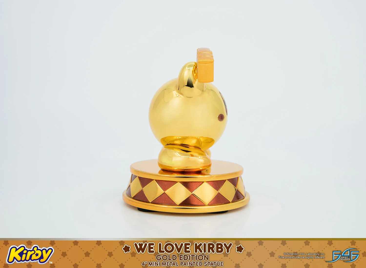 First 4 Figures Kirby We Love Kirby statuetă Gold Edition metal
