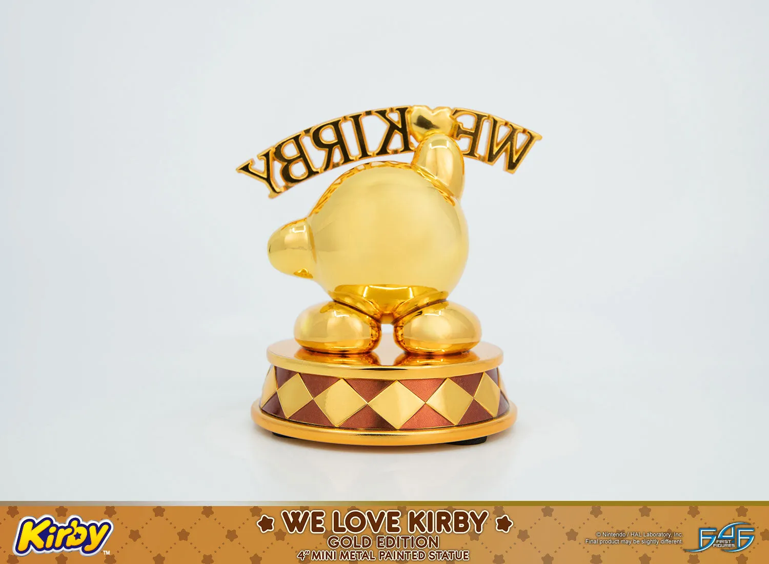 First 4 Figures Kirby We Love Kirby statuetă Gold Edition metal