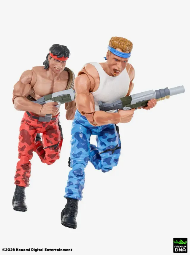 Premium DNA Contra NES Bill Lance set figurine 1/12