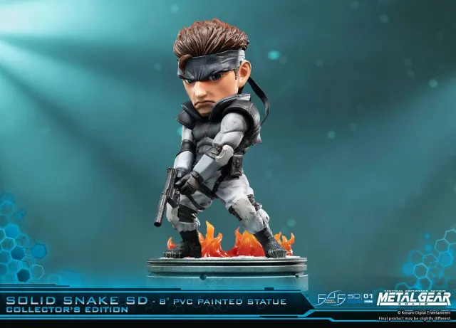 First 4 Figures Metal Gear Snake SD figurina 20cm