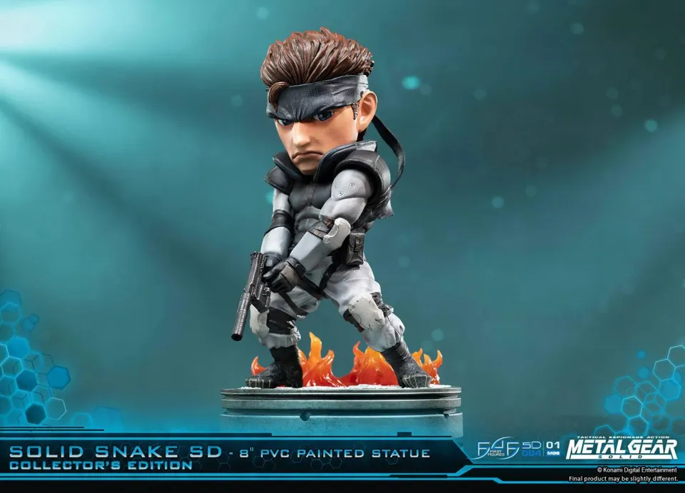 First 4 Figures Metal Gear Snake SD figurina 20cm