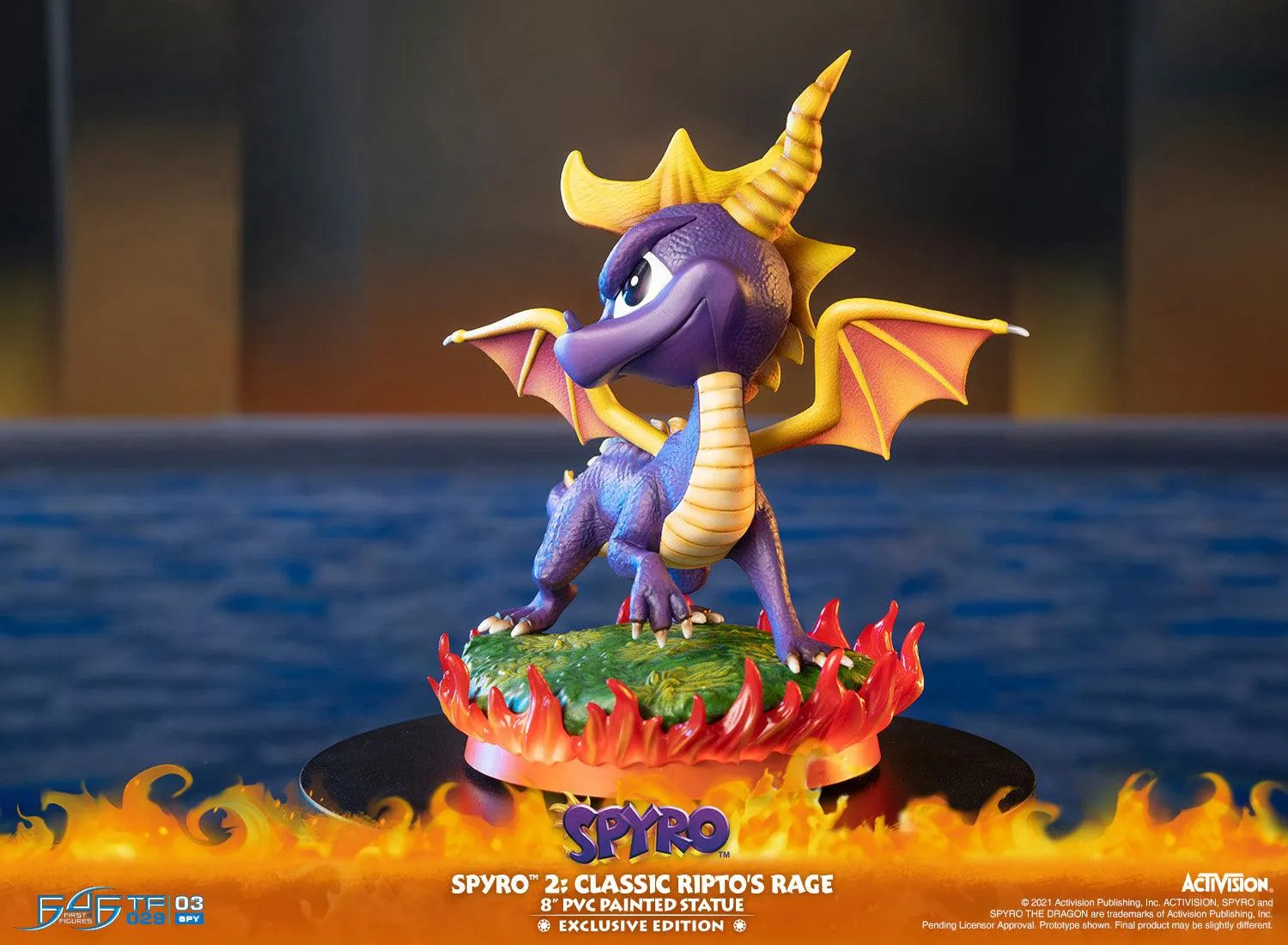First 4 Figures Spyro 2 Classic Ripto's Rage statuetă Exclusive