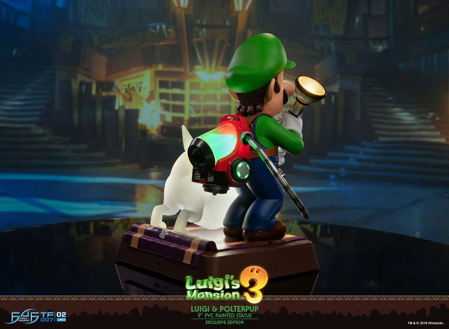 First 4 Figures Luigi Polterpup figurina Exclusive LED