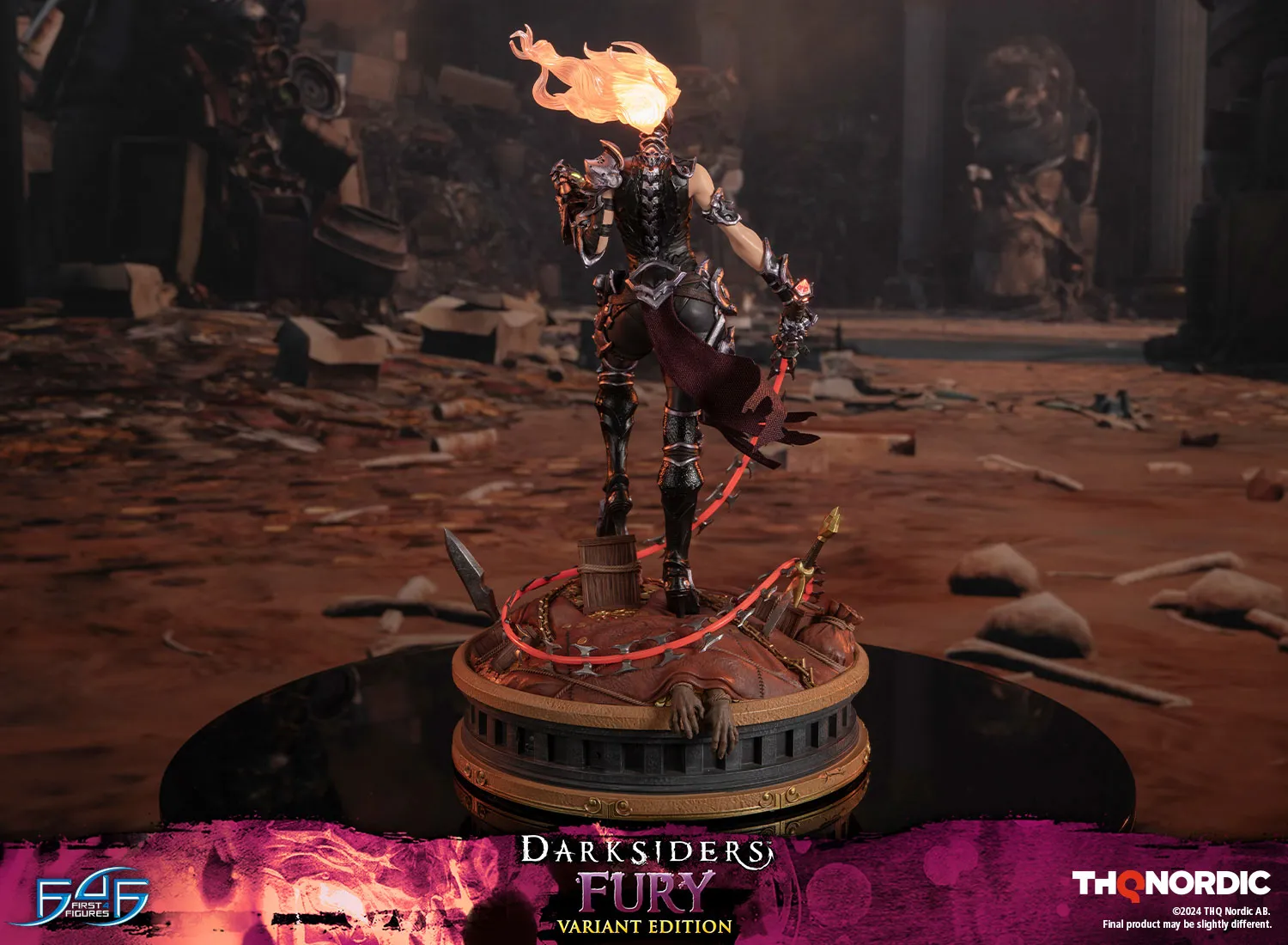 First 4 Figures Darksiders Fury statueta rasina Variant LED