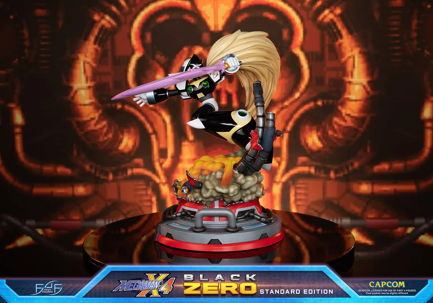 First 4 Figures Mega Man X Black Zero statuetă Standard 43cm
