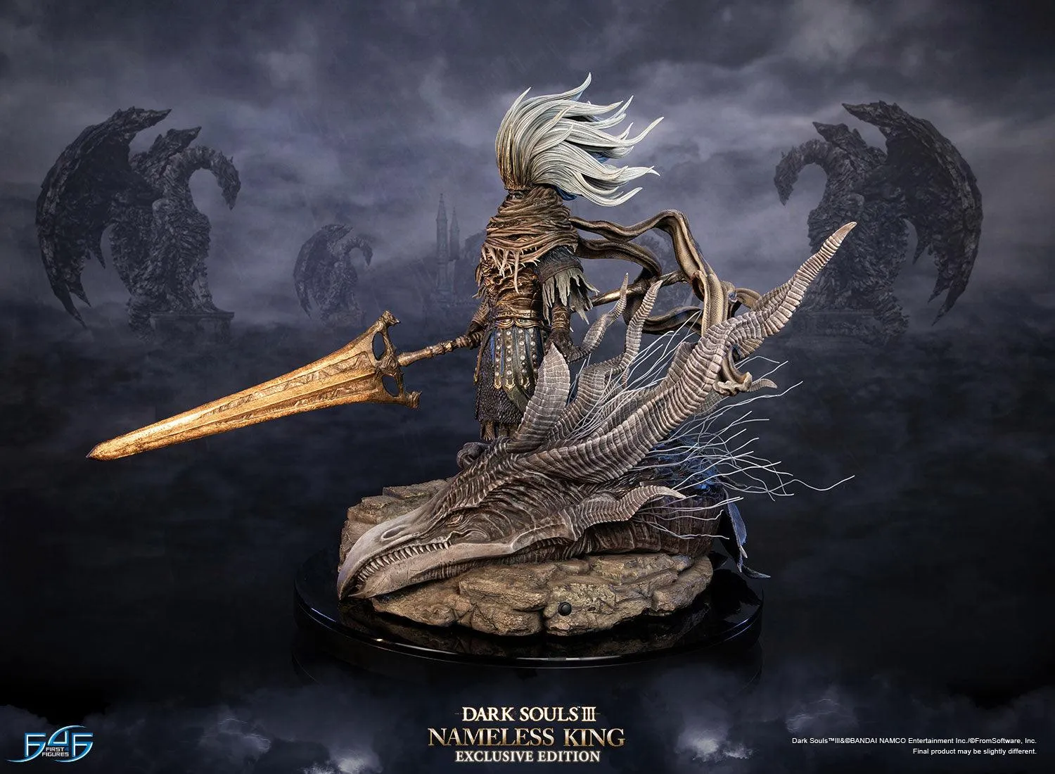 First 4 Figures Dark Souls Nameless King statueta LED