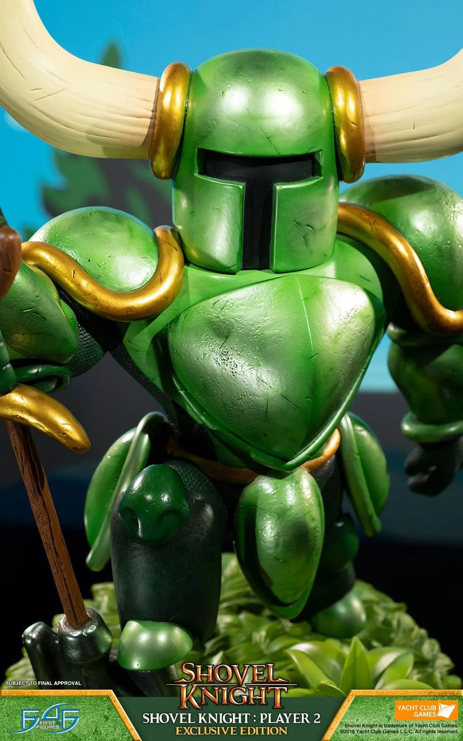 First 4 Figures Shovel Knight Player 2 statuie Exclusive Edition rasina