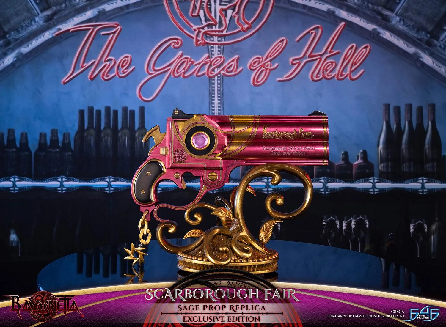 First 4 Figures Bayonetta Sage replică pistol Scarborough Fair LED