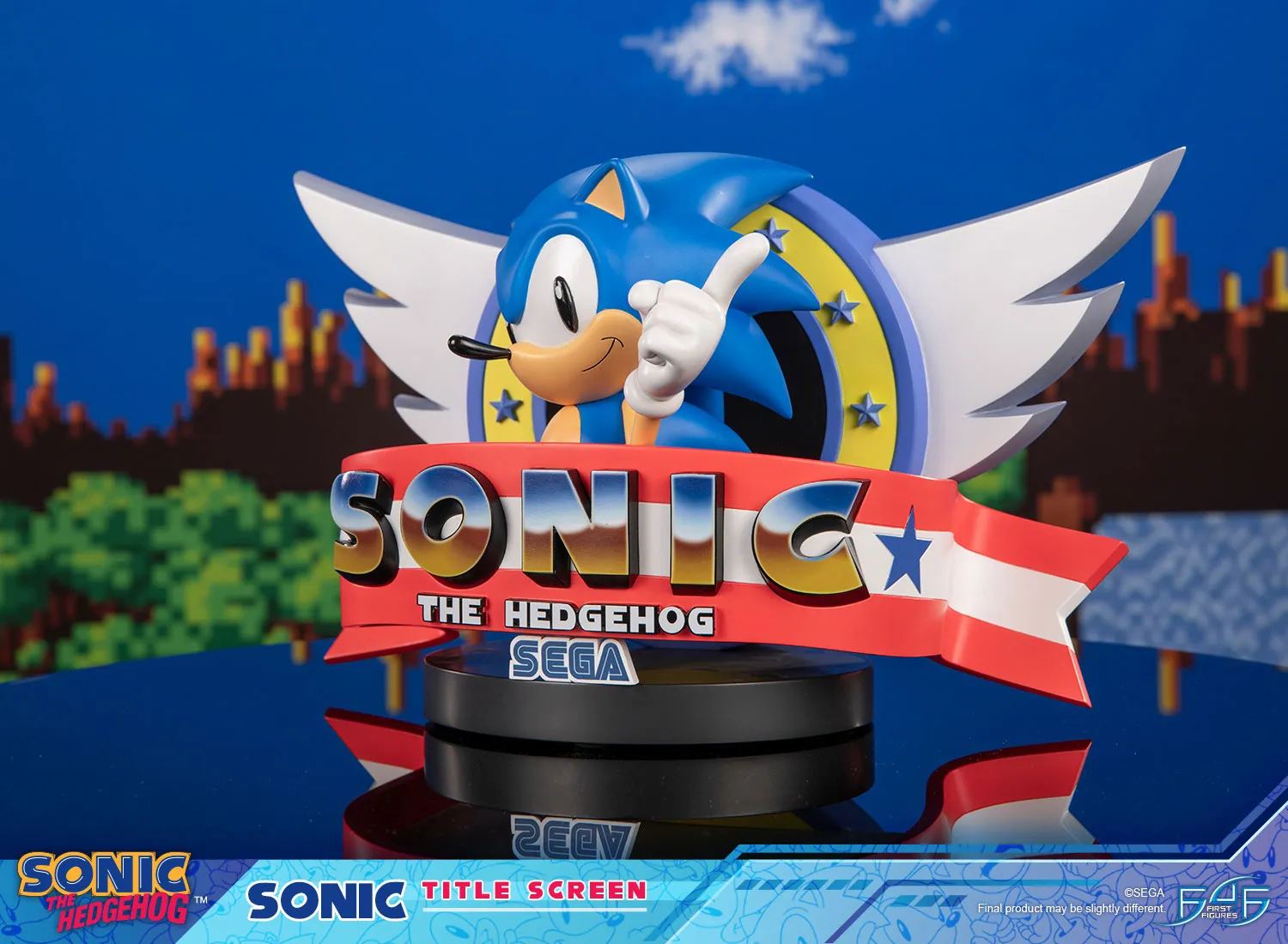 First 4 Figures Sonic Title Screen statuetă 21 cm