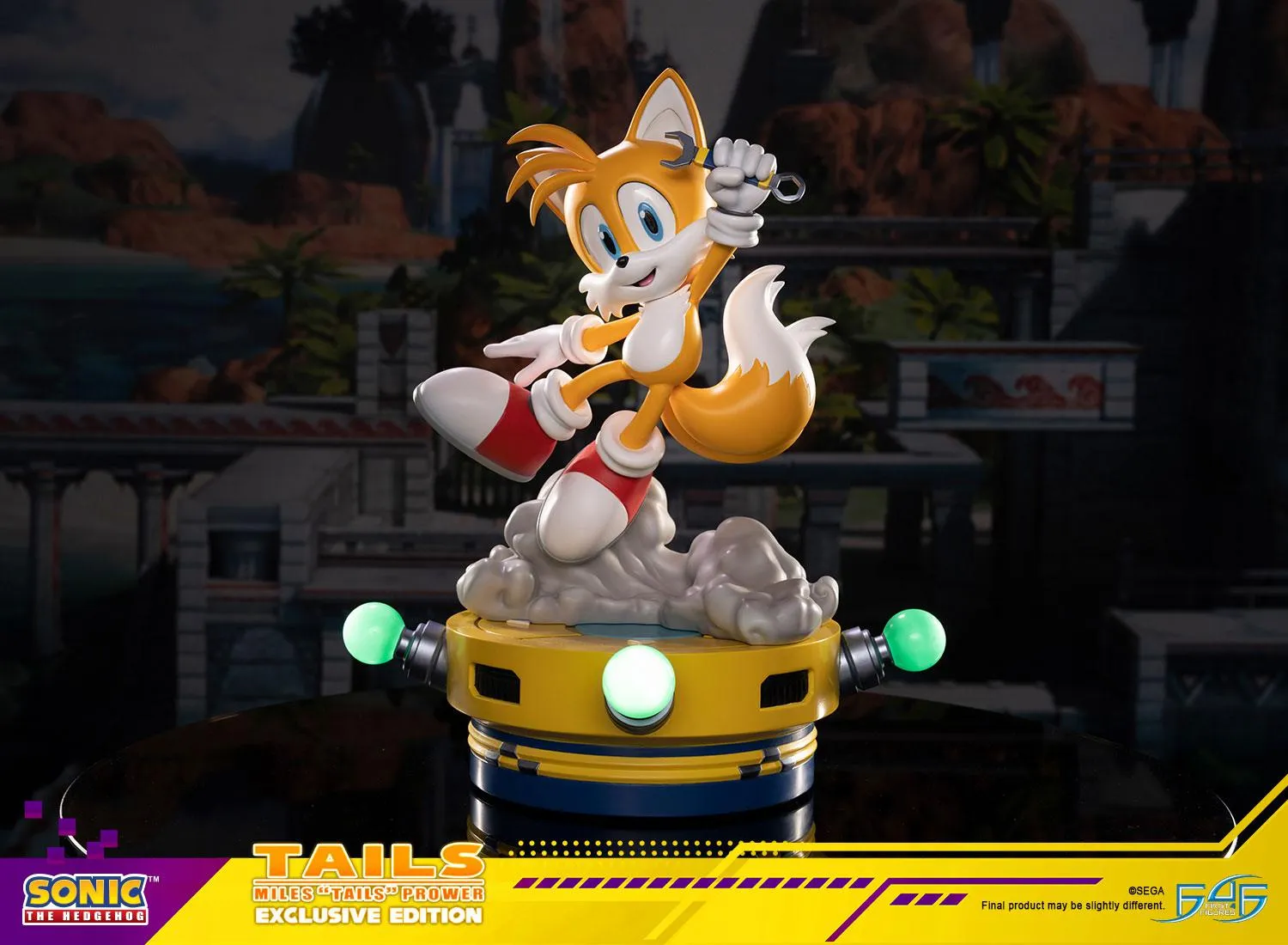 First 4 Figures Sonic Tails Exclusive statuetă rășină LED