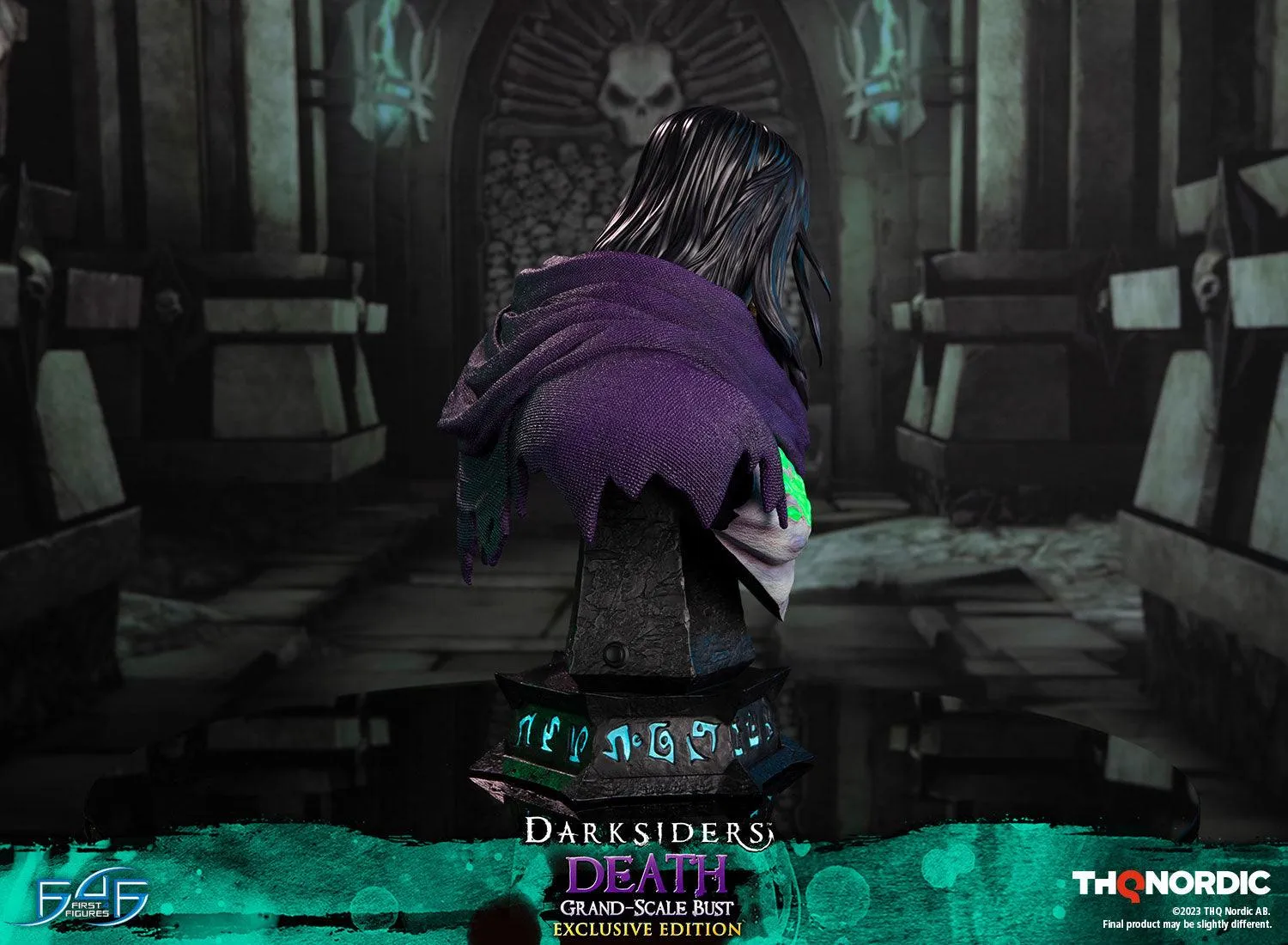 First 4 Figures Darksiders Death bust Grand Scale Exclusive LED