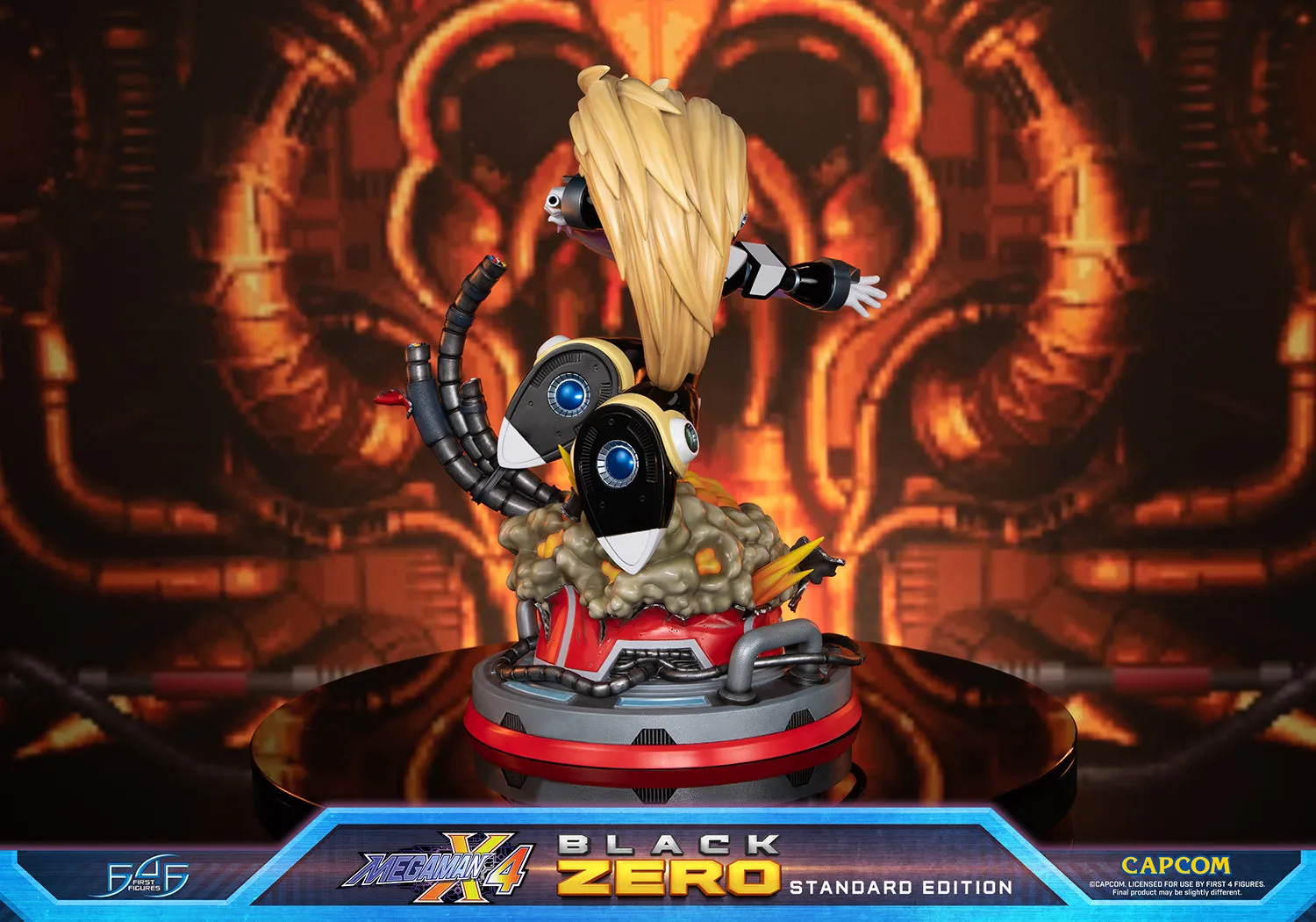 First 4 Figures Mega Man X Black Zero statuetă Standard 43cm