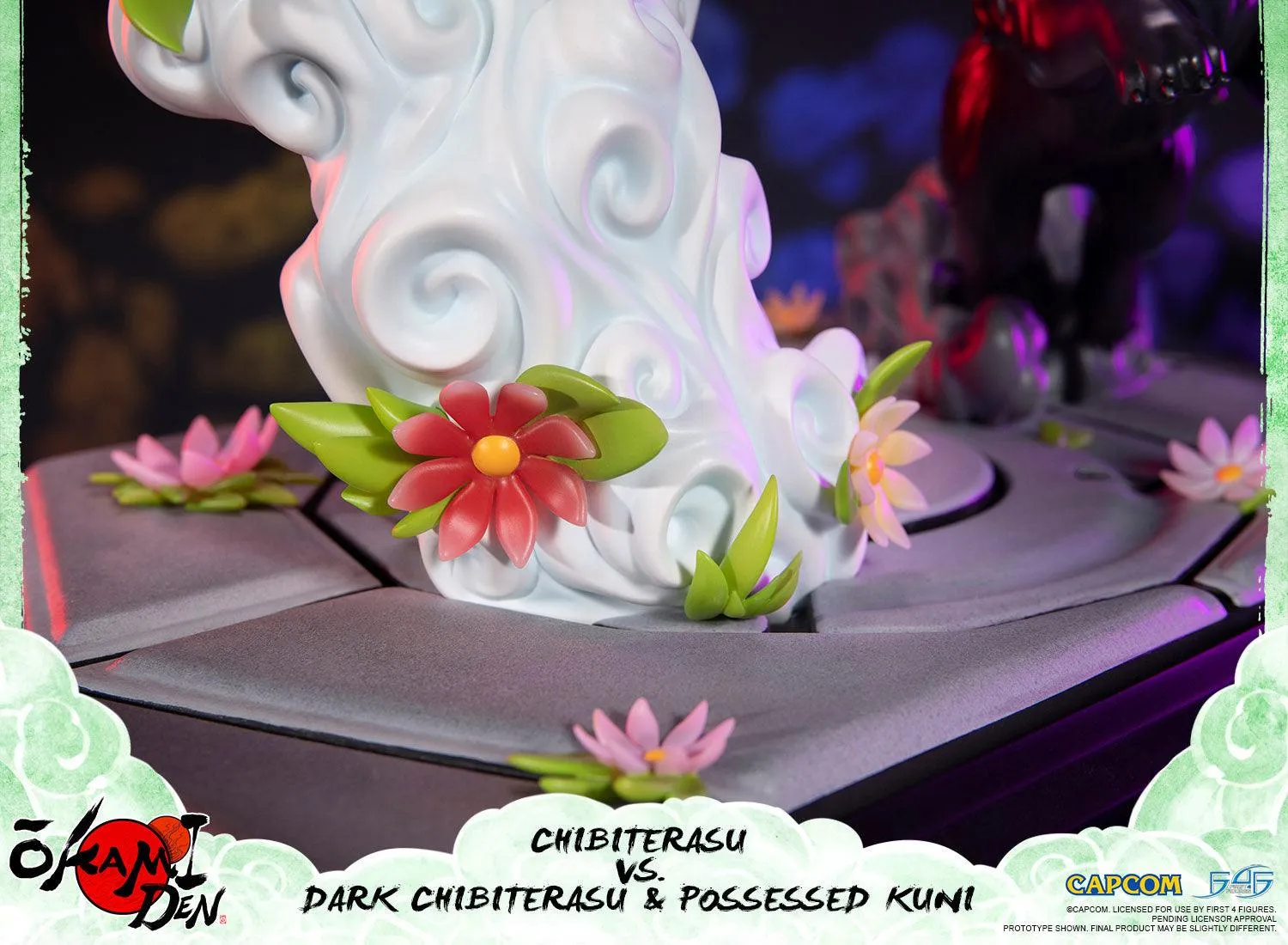 First 4 Figures Okamiden Chibiterasu statueta Standard rasina