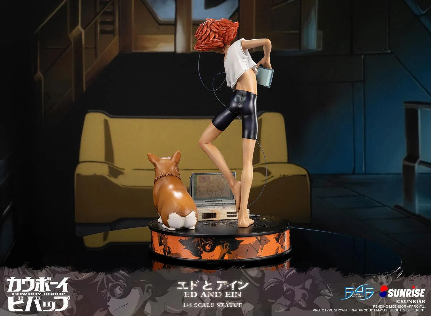 First 4 Figures Cowboy Bebop Ed and Ein statuetă Standard Edition rășină