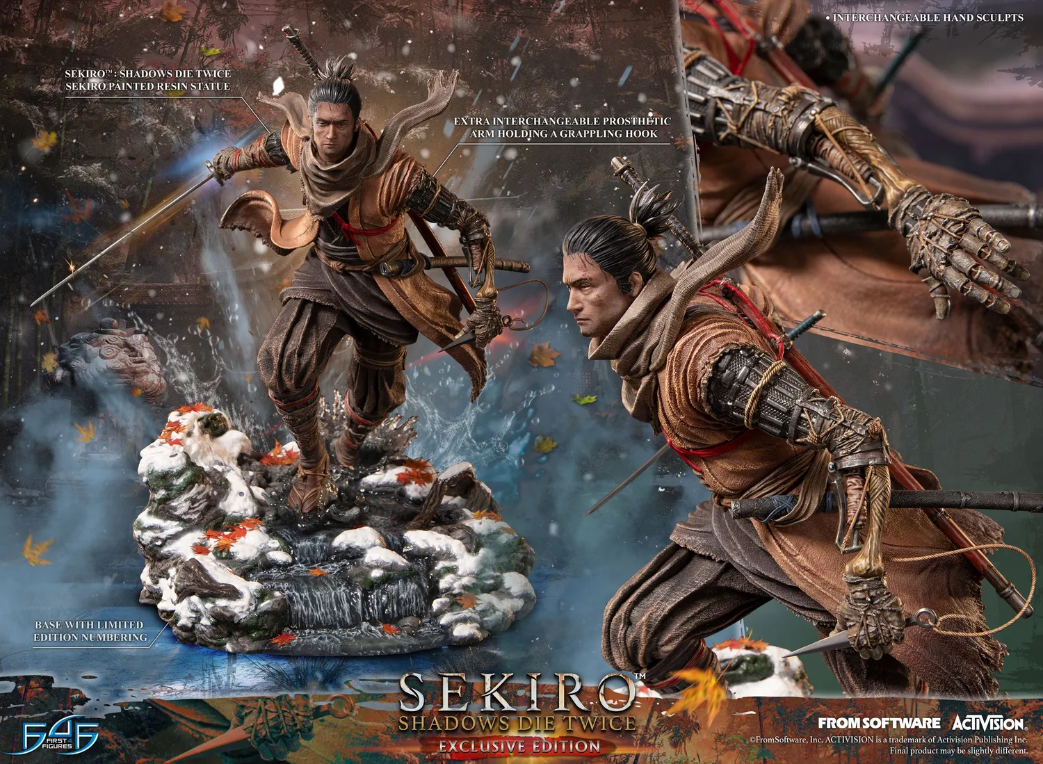 First 4 Figures Sekiro Shadows Die Twice Sekiro statueta Exclusive
