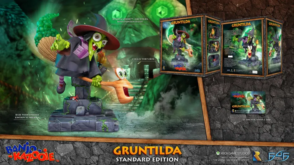 First 4 Figures Banjo-Kazooie Gruntilda statueta rasina Standard