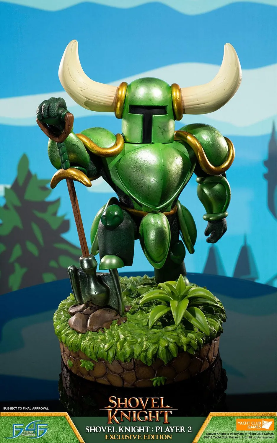 First 4 Figures Shovel Knight Player 2 statuie Exclusive Edition rasina
