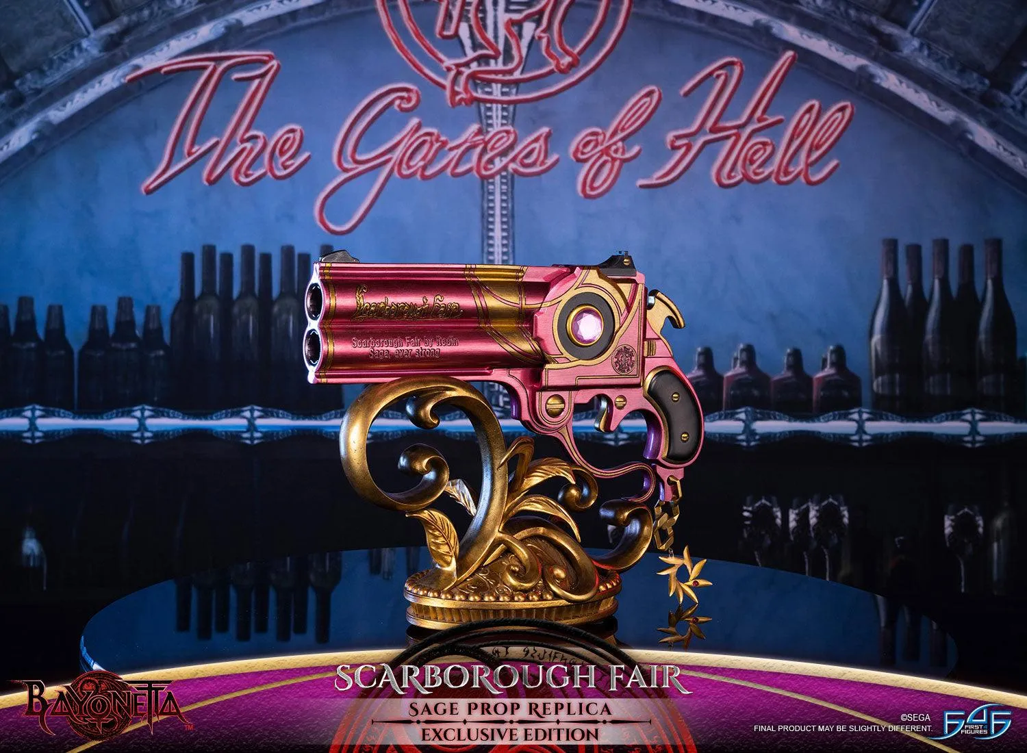 First 4 Figures Bayonetta Sage replică pistol Scarborough Fair LED