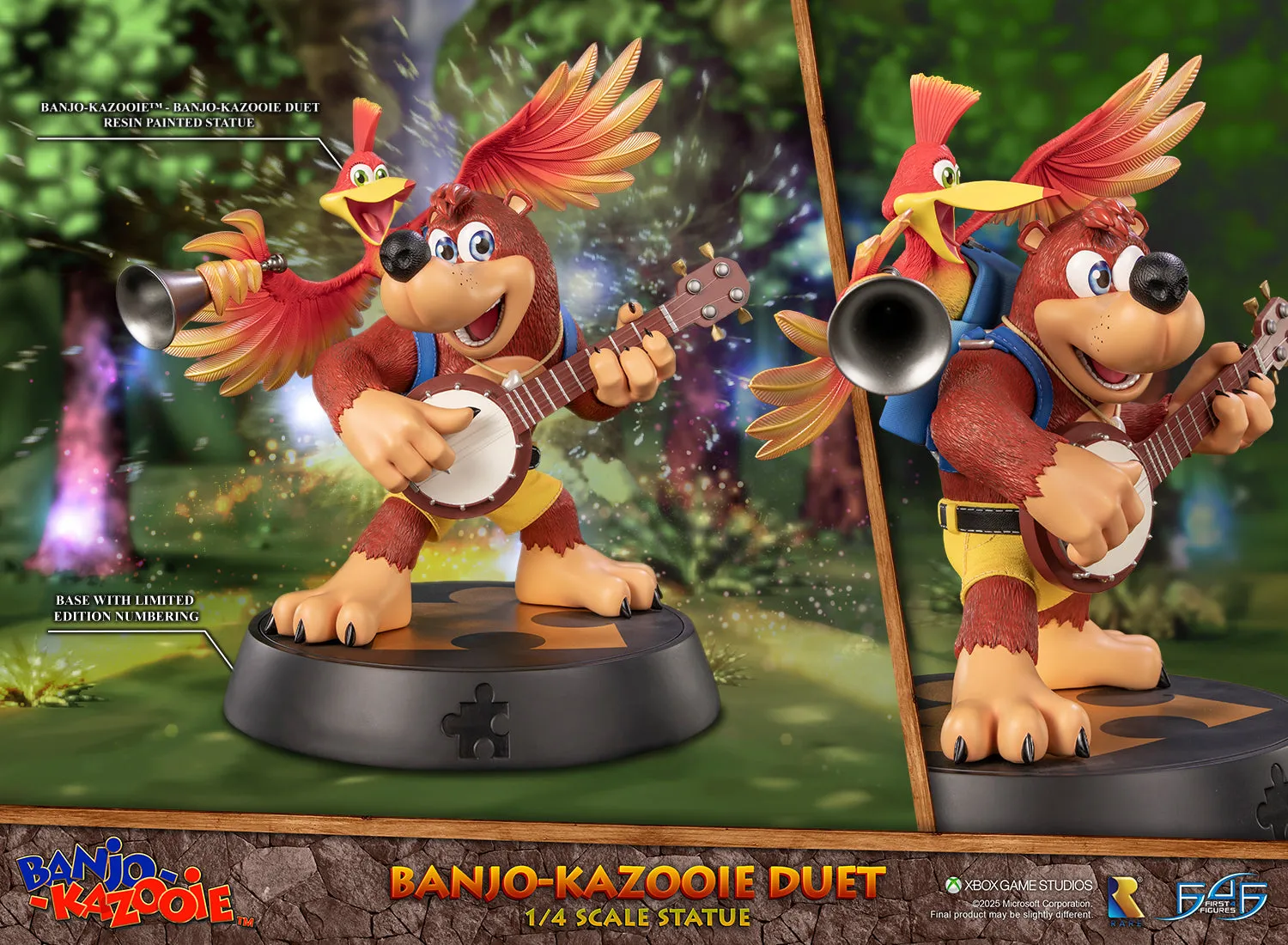 First 4 Figures Banjo-Kazooie Duet statuetă 1/4 40 cm
