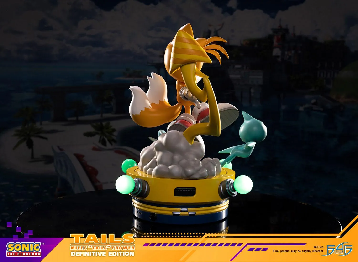 First 4 Figures Sonic Tails Definitive Edition statuetă rășină LED